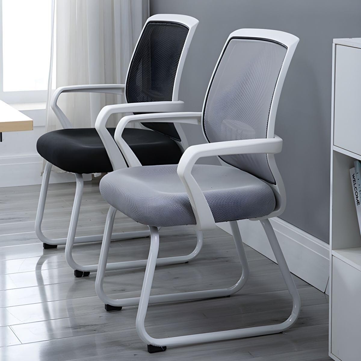 Ergonomic Conference Chair Set with Lumbar Support