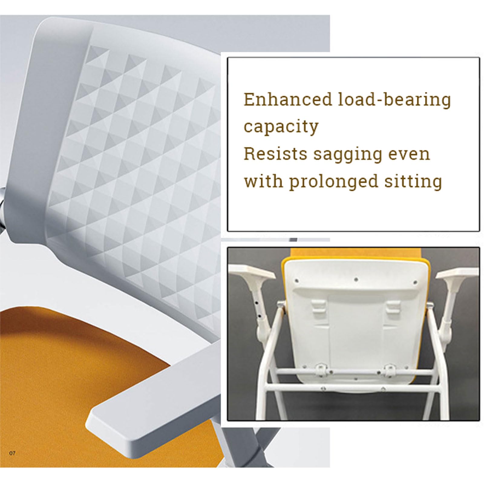 10-Pack Folding Conference Chairs with Backrest