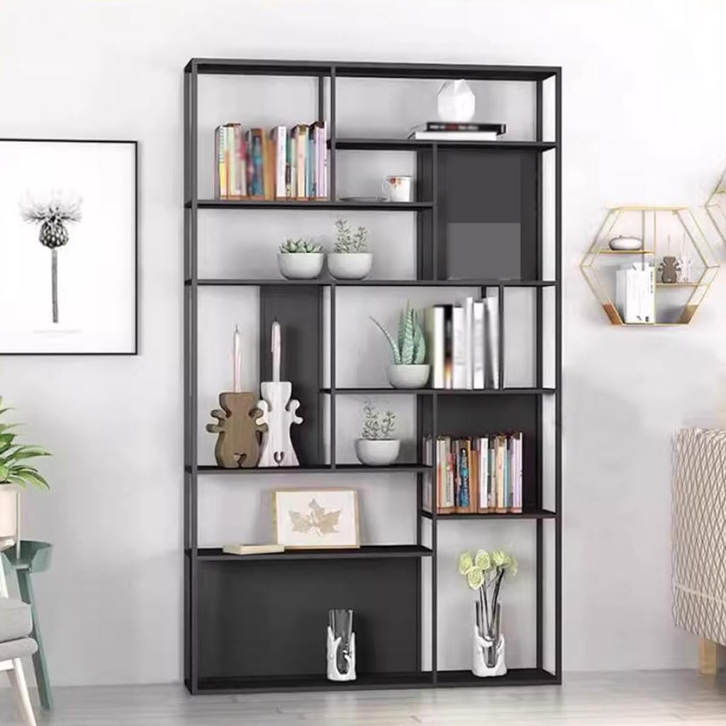 Multi-Layer Iron Bookshelf Display Shelf
