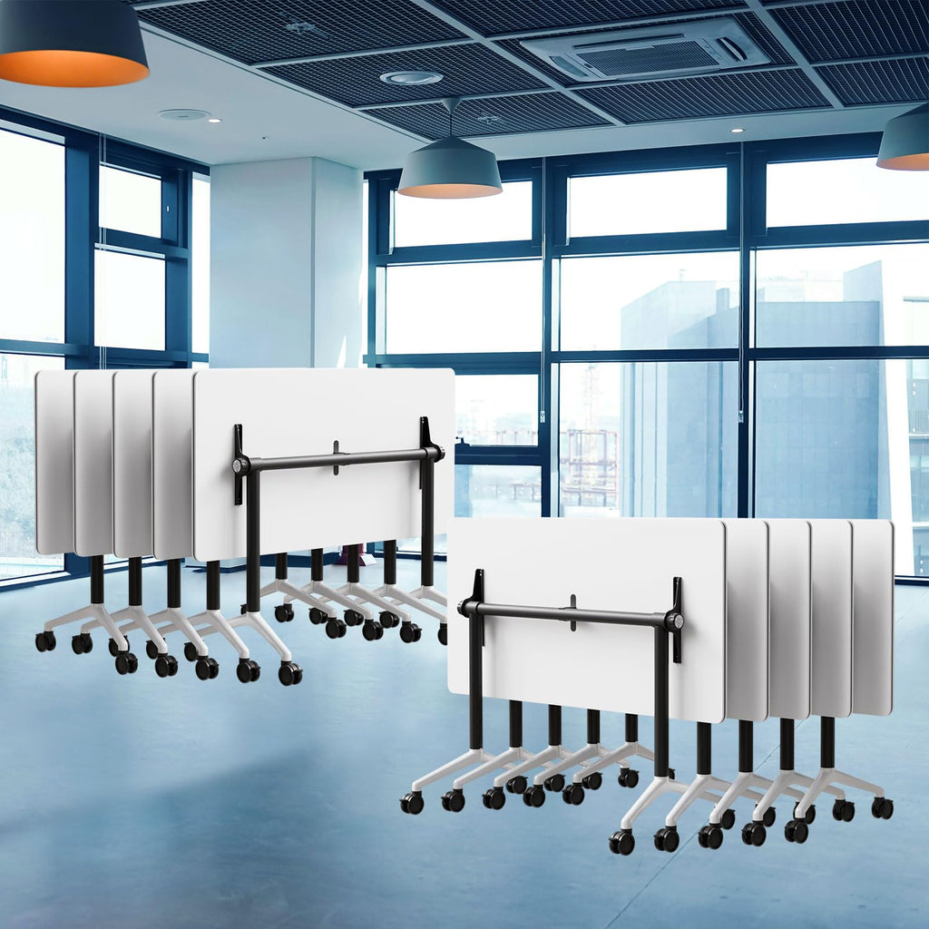 Modular Folding Conference Table with Wheels