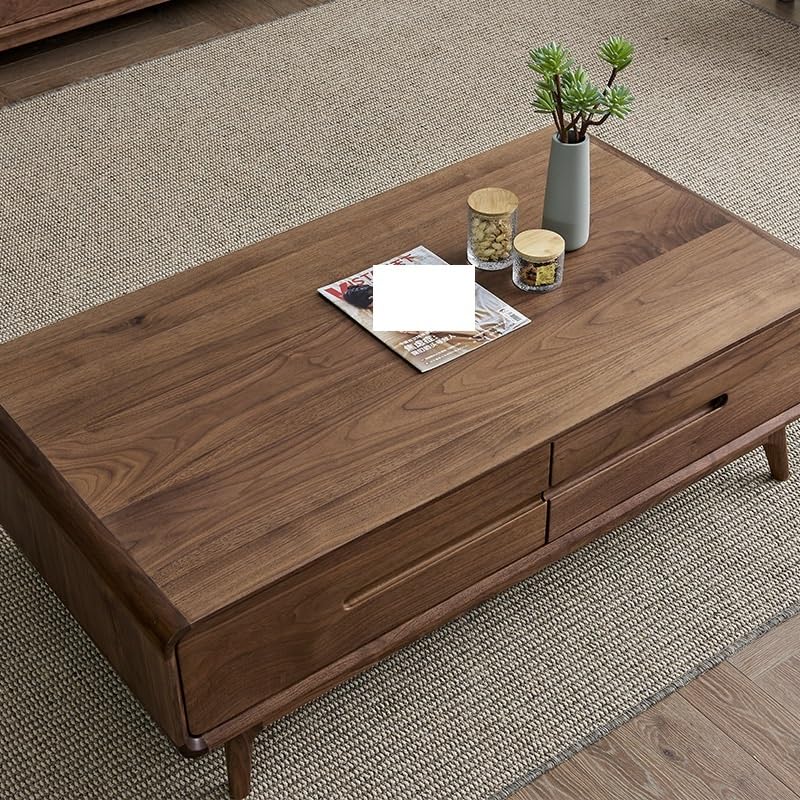 Black Walnut Coffee Table for Living Room