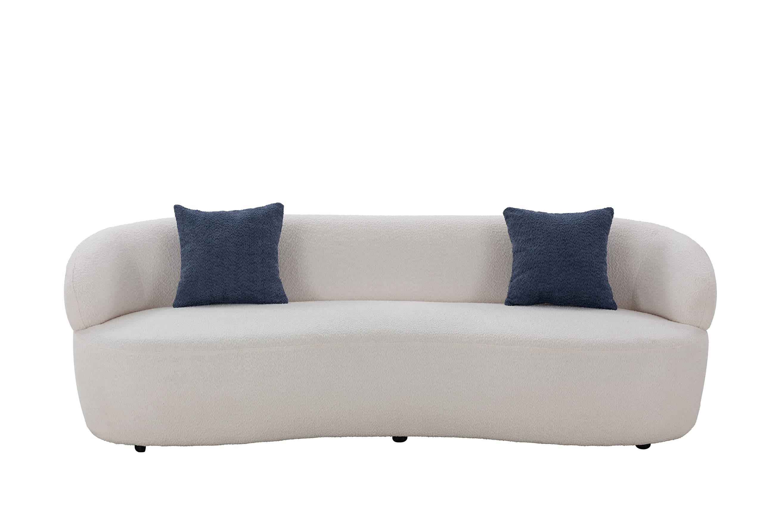 3-Seat Curved Cloud Sofa - Beige