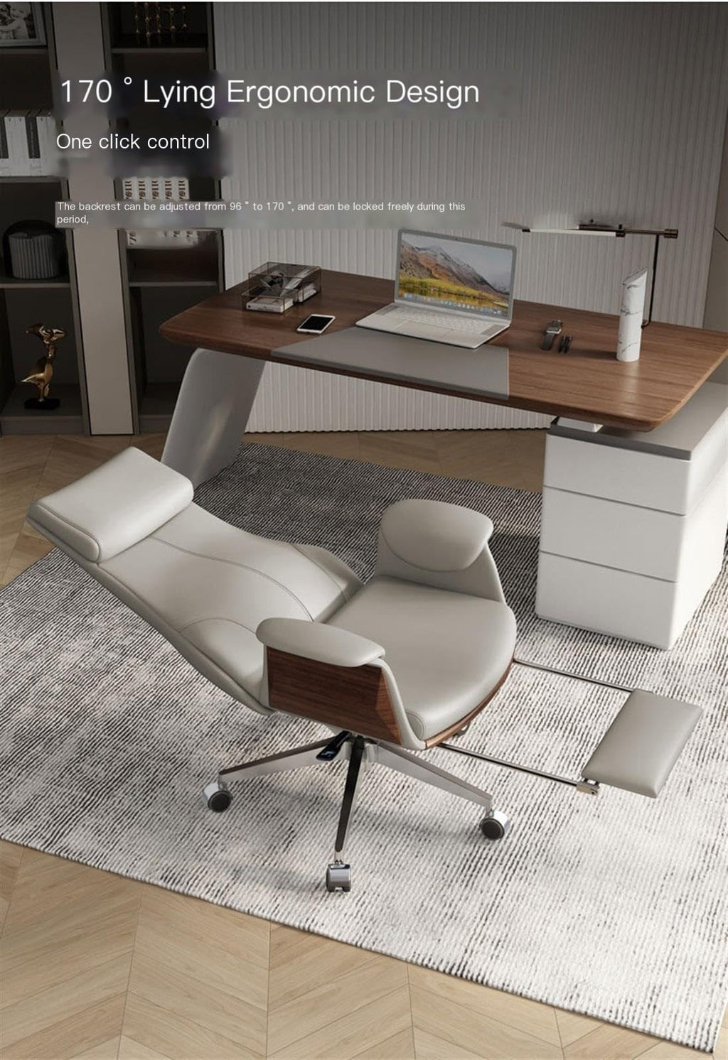 High-Back Executive Swivel Office Chair
