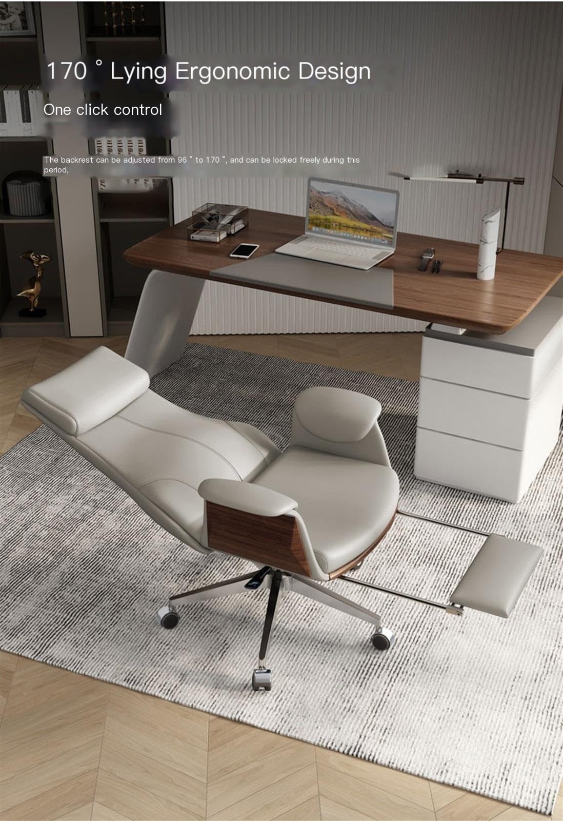 High-Back Executive Swivel Office Chair