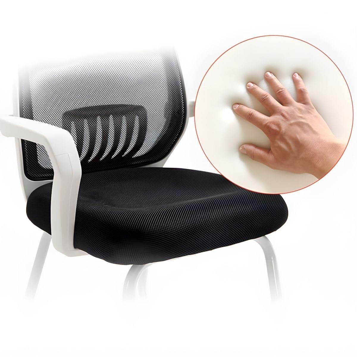 Ergonomic Conference Chair Set with Lumbar Support