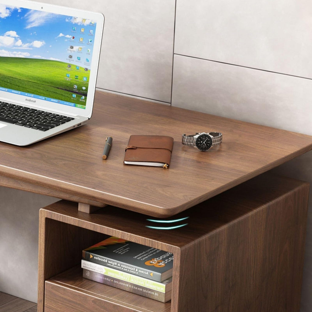 67" Computer Desk with Storage Cabinet & Drawer