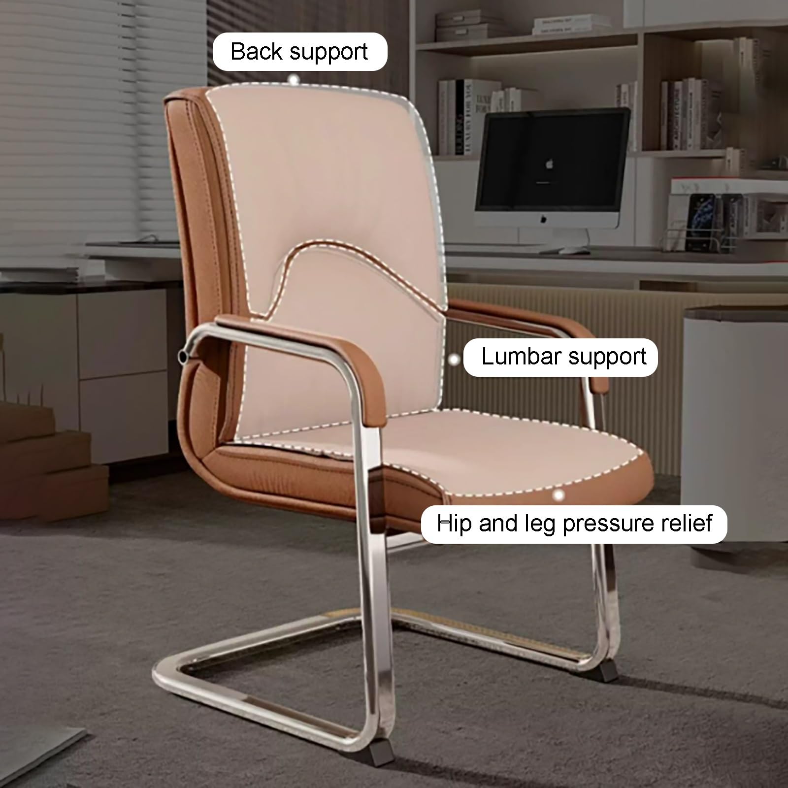 4-Piece Reception Chair Set with Armrests