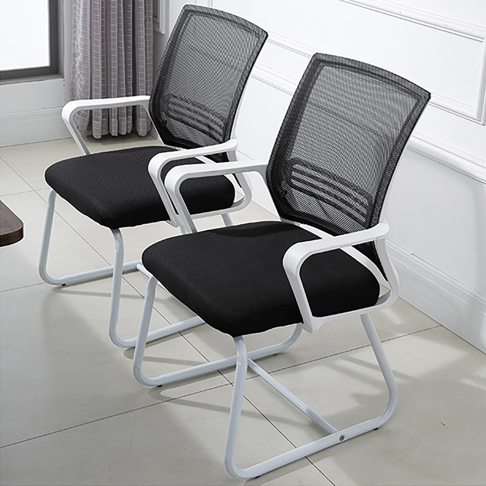 4-Piece Stackable Reception Chairs with Armrests