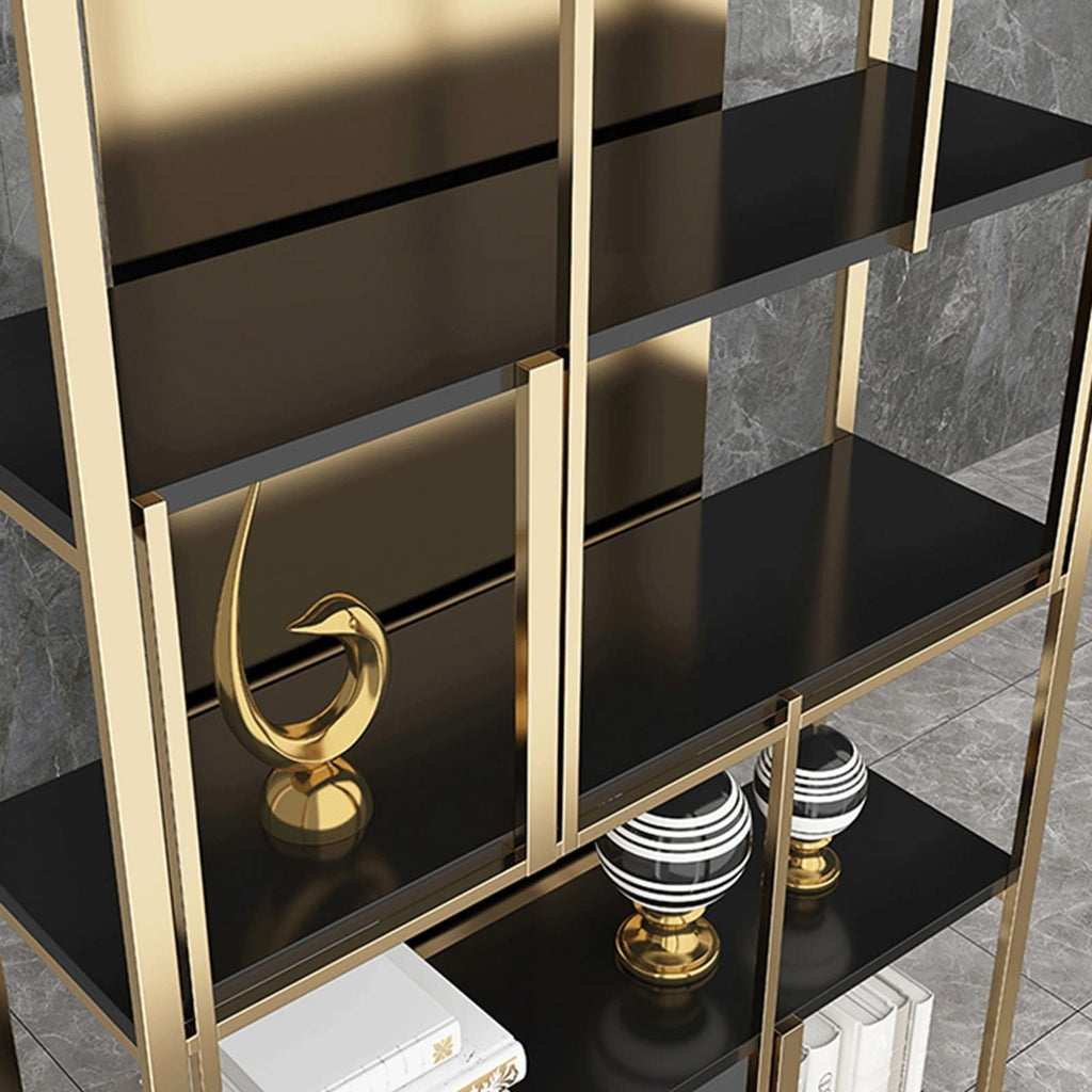 Metal Bookshelf Display Rack for Home & Office