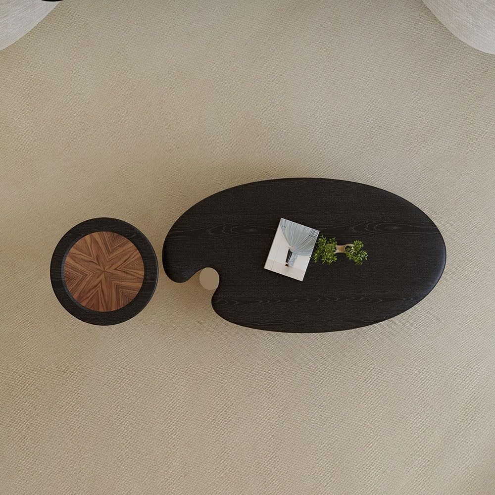 Modern Sculptural Coffee Table Set