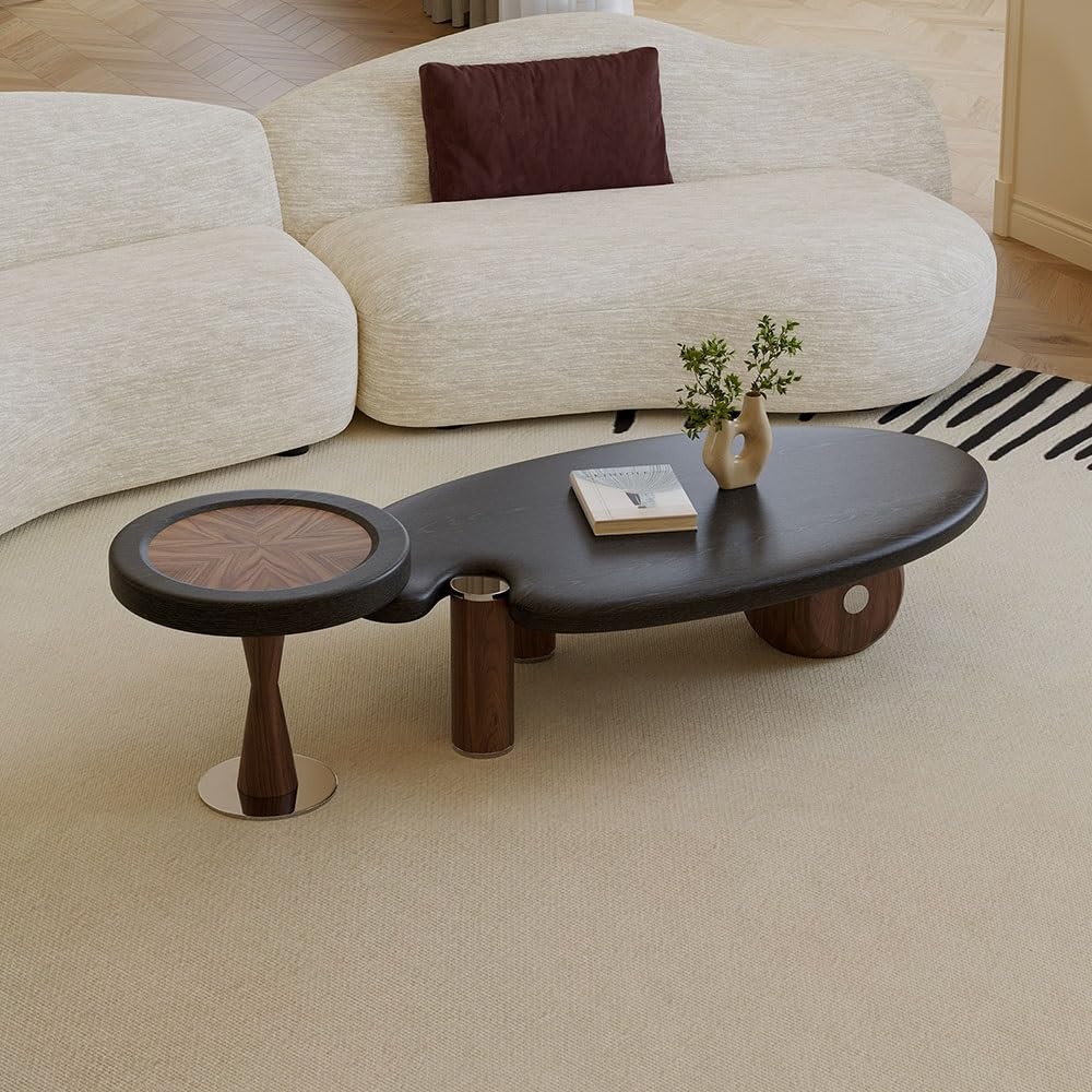 Modern Sculptural Coffee Table Set