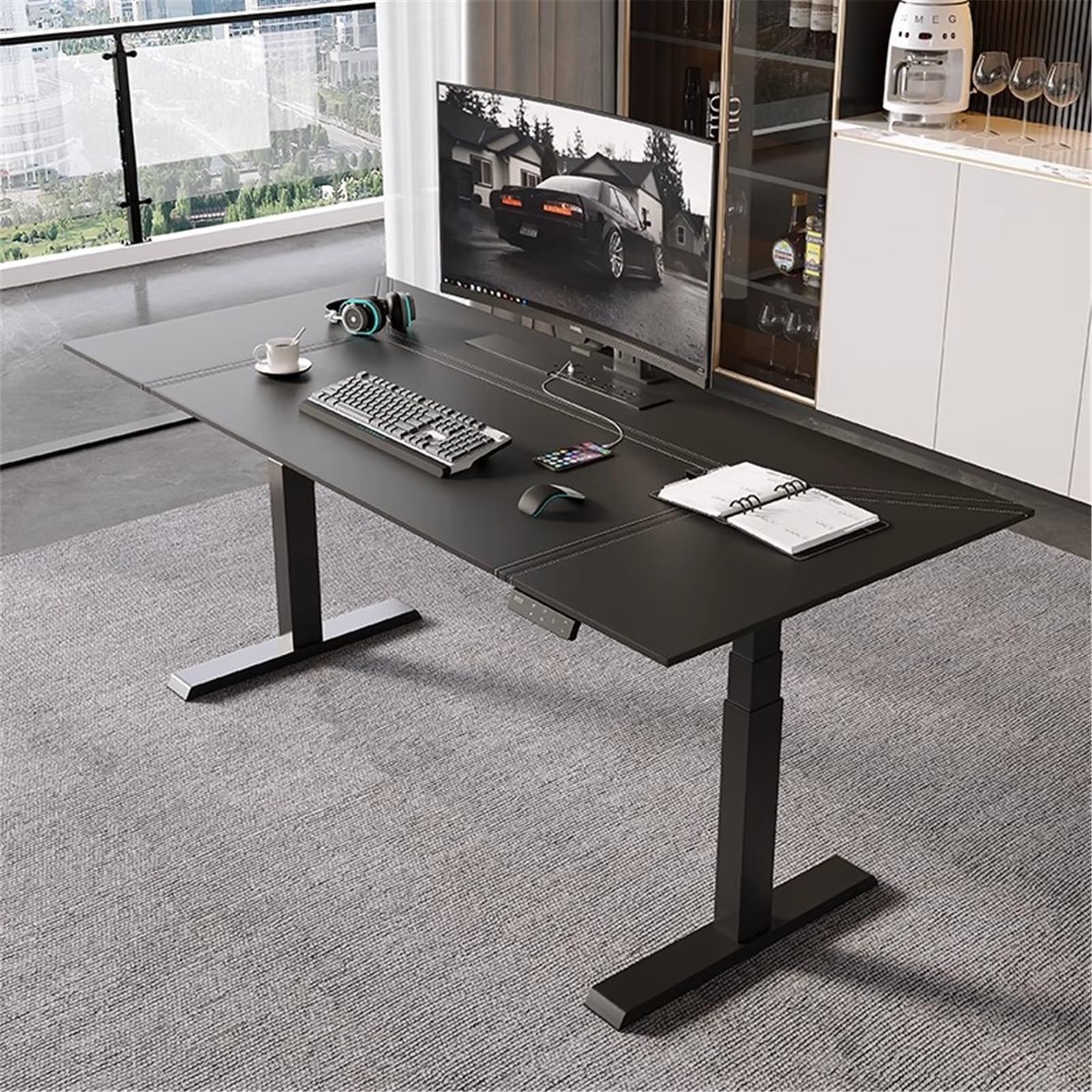 Electric Standing Desk with Charging Ports