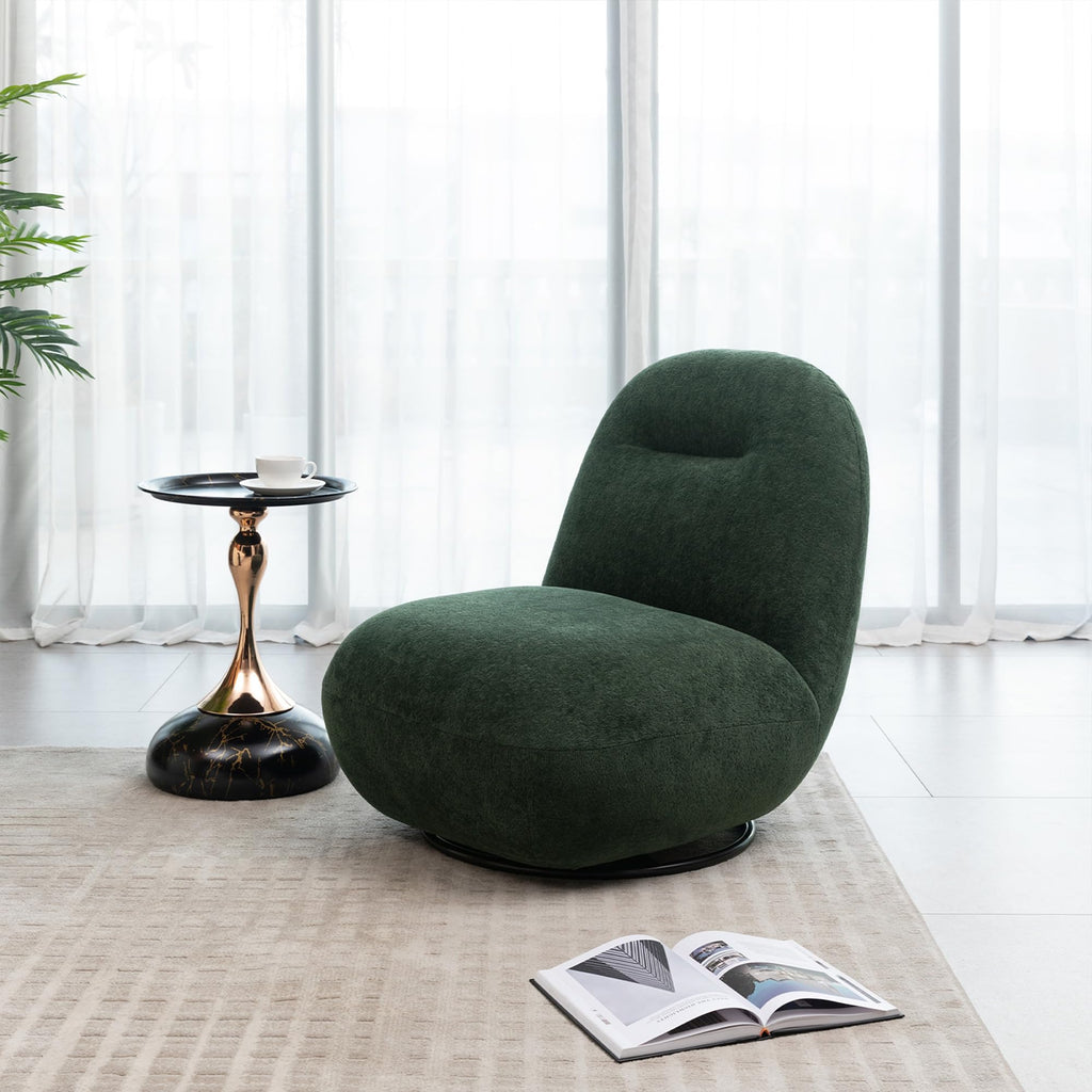 2-Piece Modern Swivel Accent Chair Set