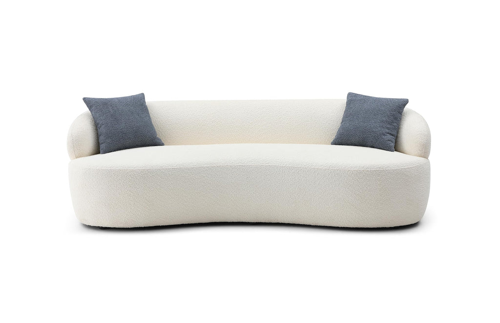 3-Seat Curved Cloud Sofa - Beige