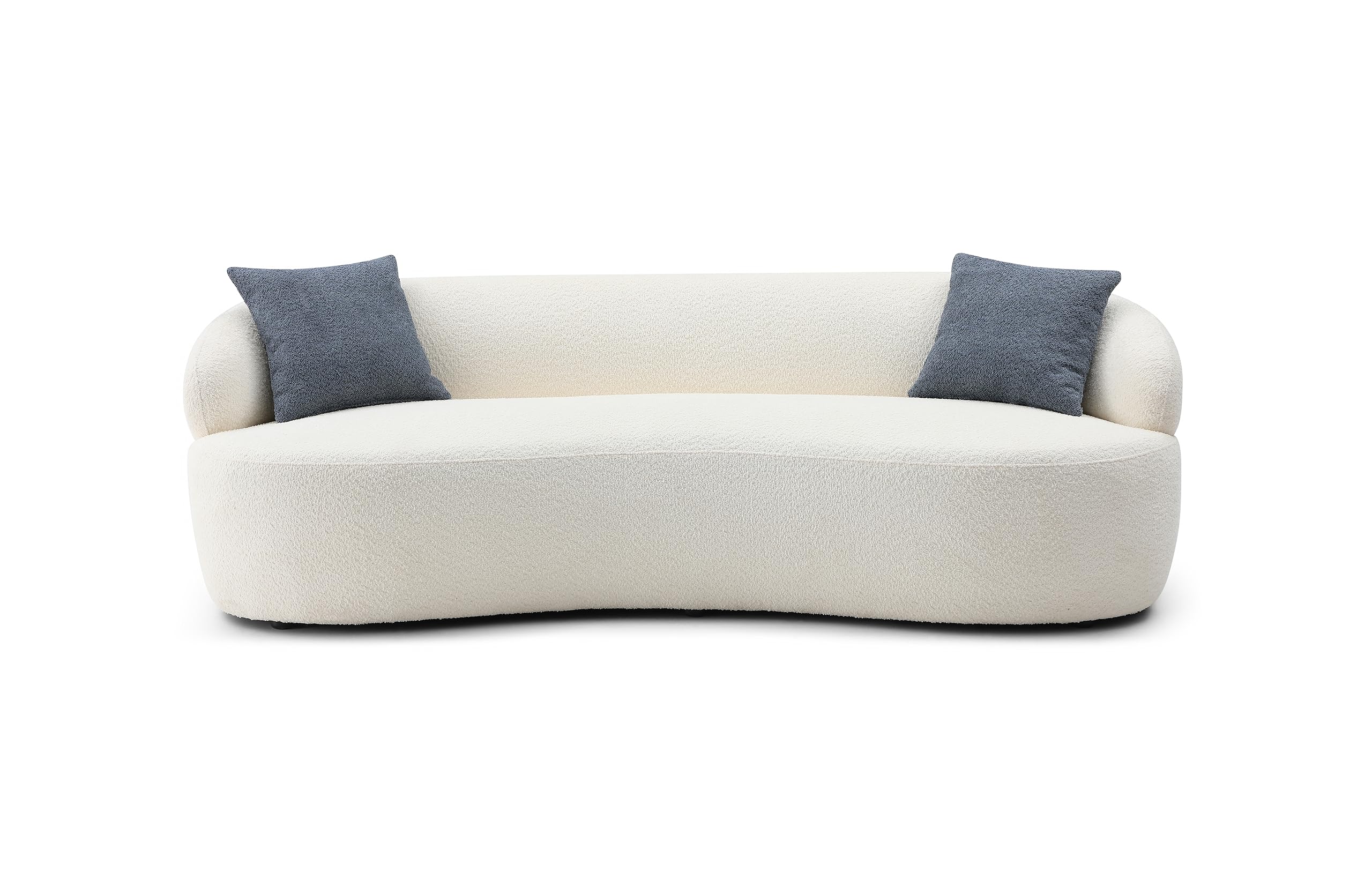 3-Seat Curved Cloud Sofa - Beige