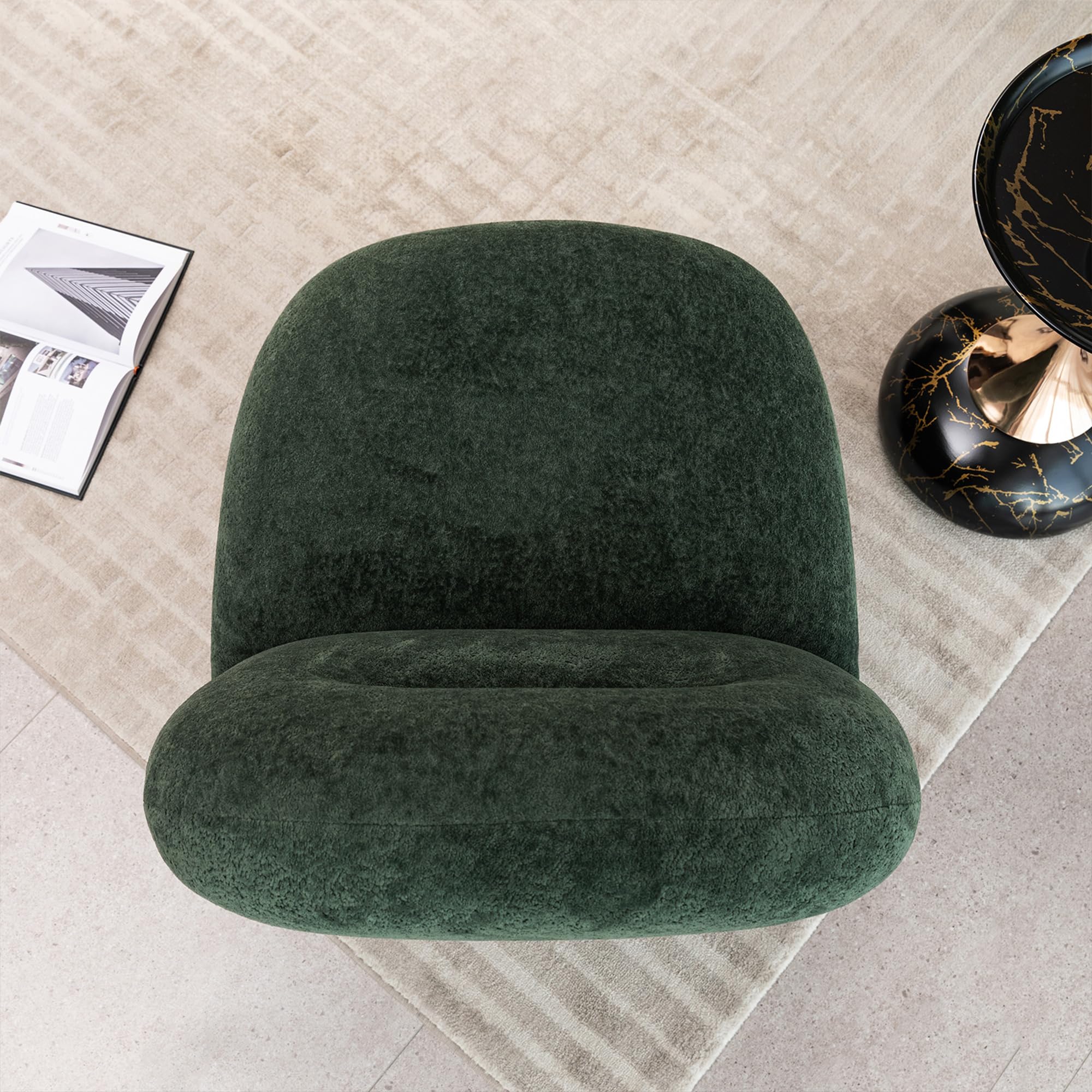 2-Piece Modern Swivel Accent Chair Set