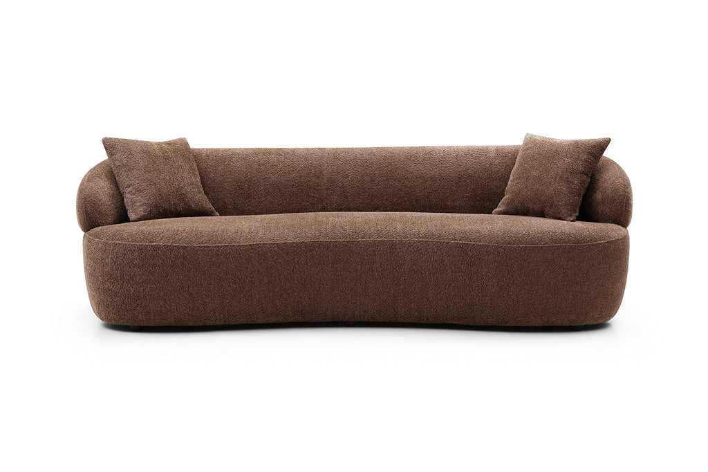 3-Seat Curved Cloud Sofa for Living Room & Office