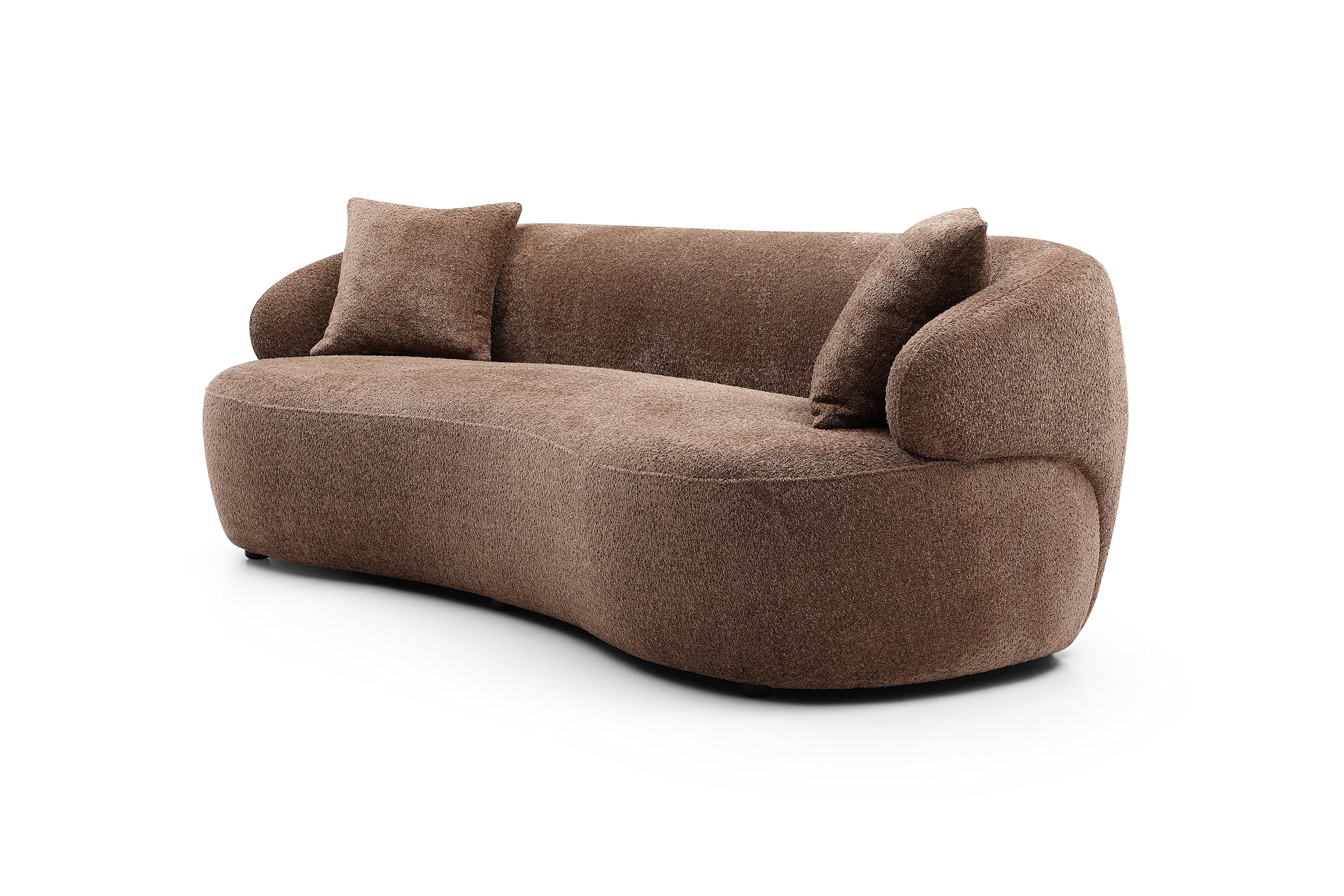 3-Seat Curved Cloud Sofa for Living Room & Office